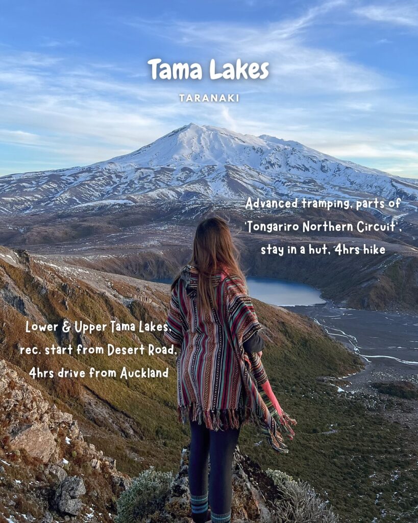 Tama Lakes, Taranaki, New Zealand